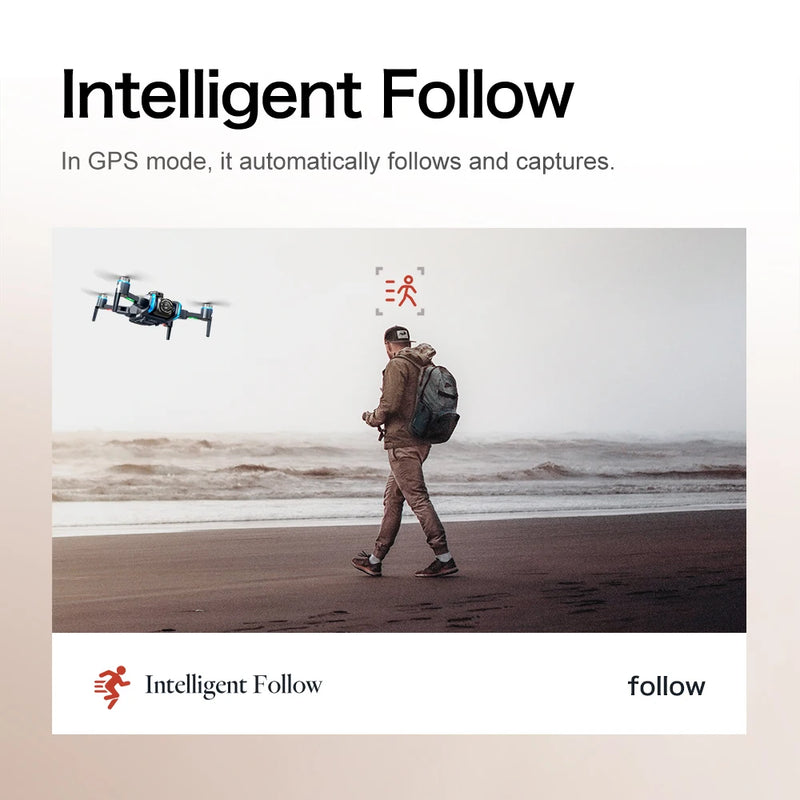 	Lenovo XT808 GPS drone in flight showing obstacle avoidance sensors