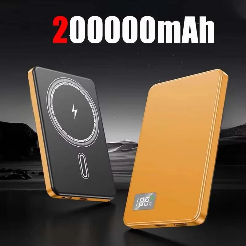 Magnetic Wireless Power Bank — PD 22.5W Fast Charge | MagSafe Compatible