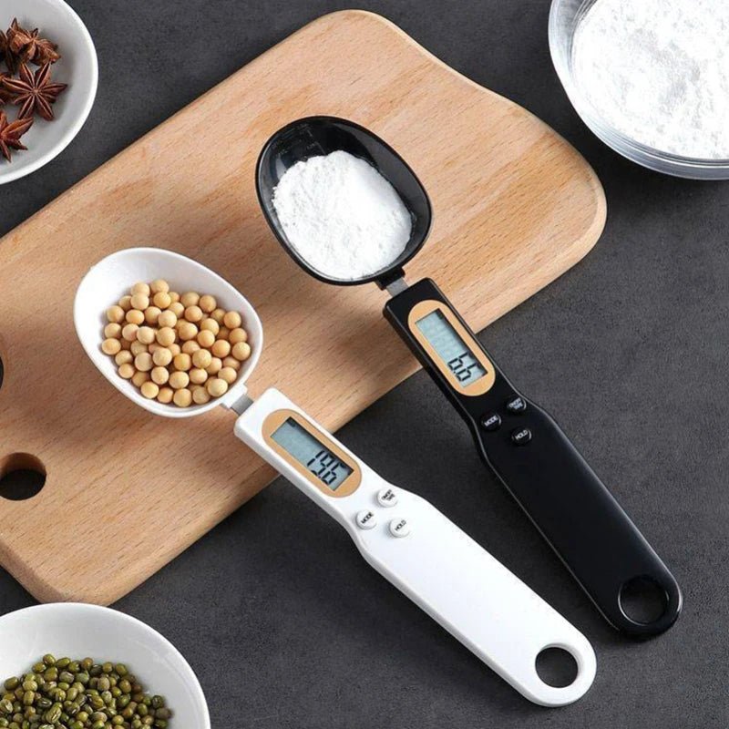Digital Precision Weighing Spoon — 0.1g Accuracy, LED Display, 500g Capacity