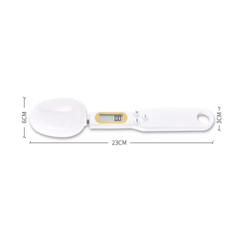 Digital Precision Weighing Spoon — 0.1g Accuracy, LED Display, 500g Capacity