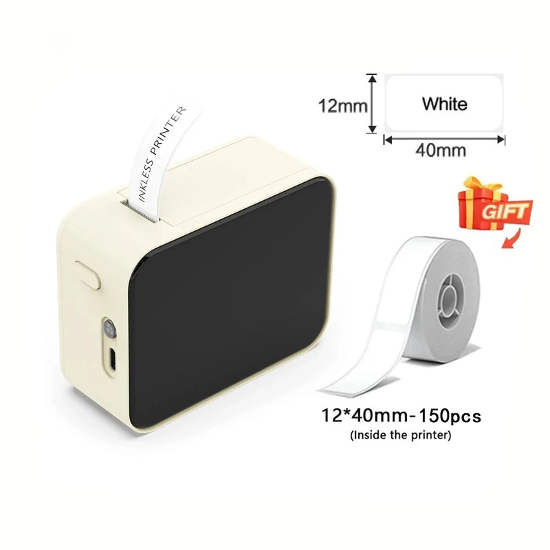 Portable Bluetooth Label Maker — No Ink, No Mess, Prints Instantly