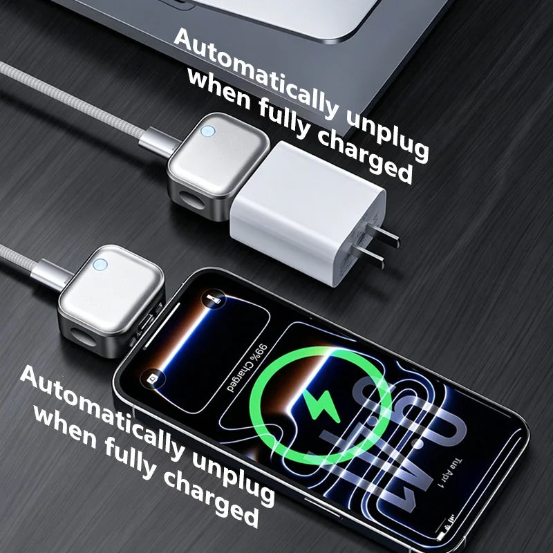 140W USB-C smart charger adapter — packaging and product overview