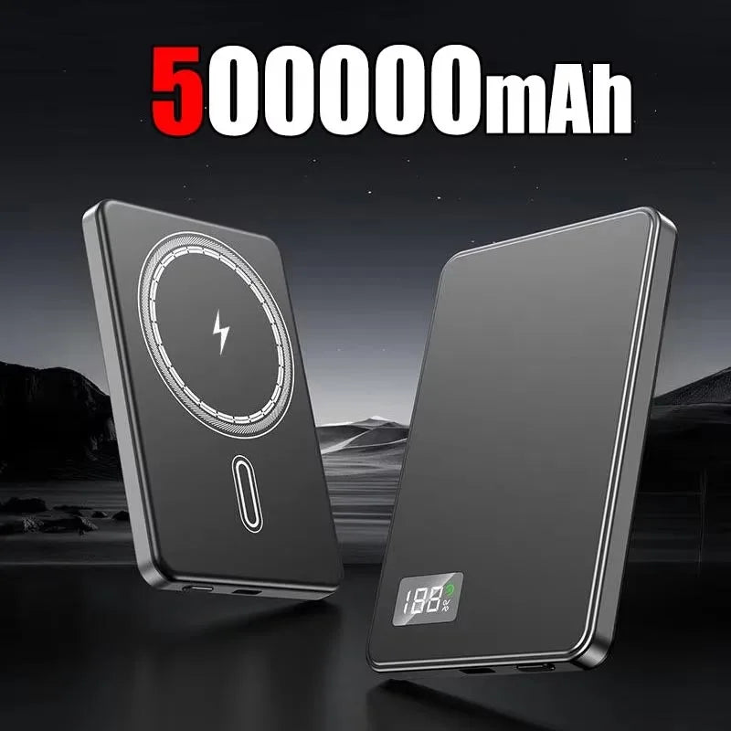 Magnetic Wireless Power Bank — PD 22.5W Fast Charge | MagSafe Compatible