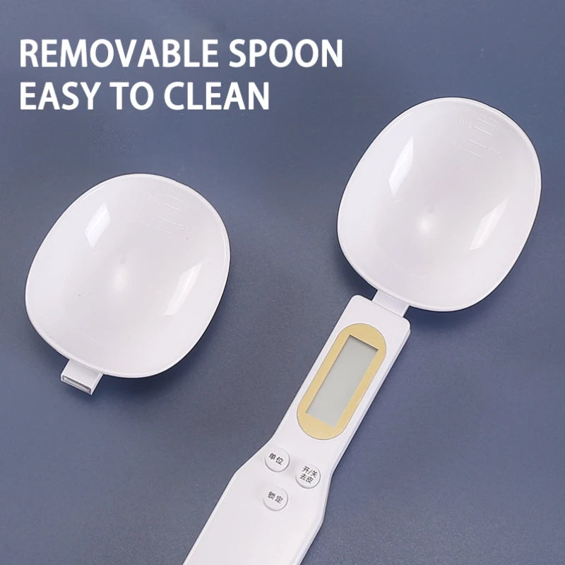Digital Precision Weighing Spoon — 0.1g Accuracy, LED Display, 500g Capacity
