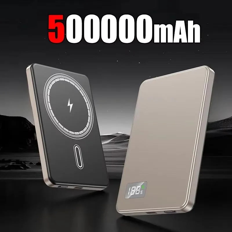 Magnetic Wireless Power Bank — PD 22.5W Fast Charge | MagSafe Compatible